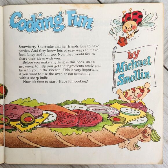 Strawberry Shortcake's Cooking Fun Vintage Book by Michael J. Smollin 1980 - Picture 6 of 15